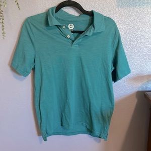 Used Green Wonder Nation Boys Short Sleeve Pique Polo Collared Shirt XXL (18)